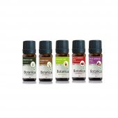 Botanica Cilt Bakım Yağları Biberiye Jojoba  Avakado İncir Çekirdeği Üzüm Çekirdeği Yağı 5Li Set - 1