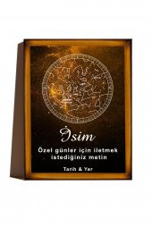 BNC DESIGN Kişiye Özel Gökyüzü Yıldız Haritası Hediye Tablo Spotify Kodlu Doğum Haritası - 1