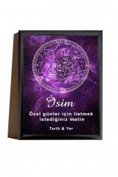 BNC DESIGN Kişiye Özel Gökyüzü Yıldız Haritası Hediye Tablo Spotify Kodlu Doğum Haritası - 2