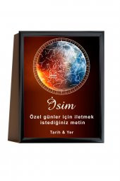 BNC DESIGN Kişiye Özel Gökyüzü Yıldız Haritası Hediye Tablo Spotify Kodlu Doğum Haritası - 2