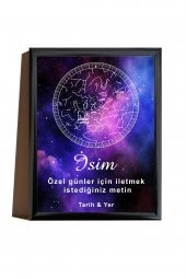 BNC DESIGN Kişiye Özel Gökyüzü Yıldız Haritası Hediye Tablo spotify kodlu doğum haritası - 2