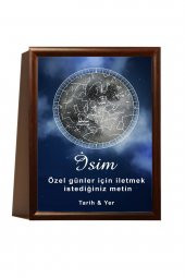 Kişiye Özel Yıldız Haritası Çerçeveli Gökyüzü Yıldız Haritası Doğum Günü Sevgiliye Hediye Tablo - 2