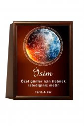 Kişiye Özel Yıldız Haritası Çerçeveli Gökyüzü Yıldız Haritası Doğum Günü Sevgiliye Hediye Tablo - 2