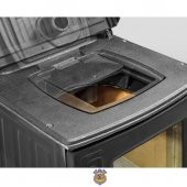 Erendemir Soba Siyah Mini Turbo Döküm Şömine Ç.kapaklı - 3