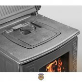 Erendemir Soba Siyah Mini Turbo Döküm Şömine Ç.kapaklı - 6