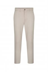 Slim Fit Gabardin Bej Erkek Pantolon - 1