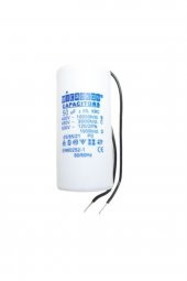 50 Mf Kondansatör 400-450 V Plastik Kablolu(Daimi) - 1