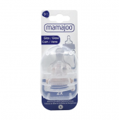 Mamajoo Cam Biberon Emziği Antikolik 0+Ay 2li & Saklama Kutulu Small No: 1 - 1