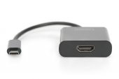 DIGITUS DA-70852 USB Tip-C => HDMI GRAFİK ÇEVİRİCİ USB Tip-C Erkek=>HDMI-A (19 Pin, Dişi) Ultra HD,4K - 1