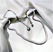 316L CERRAHİ ÇELİK GÜMÜŞ 50 CM 4 MM KALIN İTALYAN ZİNCİR-ÇKOL100 - 2