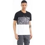 TOMMY LIFE Siyah Renk Geçişli Baskı Detaylı O Yaka Standart Kalıp Erkek T-shirt - 88177 T11ER-88177 thumbnail 4