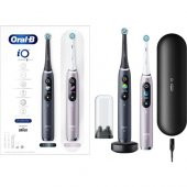 Oral-B İo 9 Siyah/Pembe 2Li Şarjlı Diş Fırçası Seti - 2