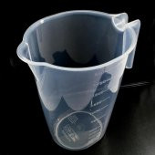 Şeffaf Kırılmayan Plastikten Kulplu Sürahi Tipi 2 Litre Ölçü Kabı Çok Amaçlı  Dereceli Ölçek Kap - 2