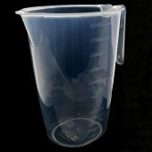 Şeffaf Kırılmayan Plastikten Kulplu Sürahi Tipi 2 Litre Ölçü Kabı Çok Amaçlı  Dereceli Ölçek Kap - 3