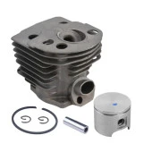 Kmtmak Husqvarna 55 Motorlu Testere Silindir Piston Set- Nikasil Kaplama 46mm(ALP PİSTONLU) Kesim Motoru Gömlek Piston - 1