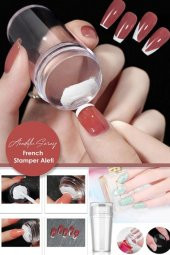 Tırnak Süs Damgası French Stamper - 1