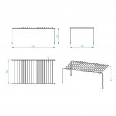 TEL ORGANİZER DOLAP DEPOLAMA RAFI 2LI SET 22X40CM BEYAZ - 6