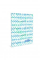 Azure A4 Kareli Tel Dikişli Defter 80 Yaprak - 1