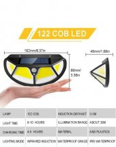 Fonksiyonel Sensörlü 122 Ledli Solar Bahçe Lambası - 1