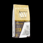 Animal World 1,5 kg Kedi Hairball Chicken &Rice - 1
