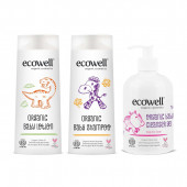 Ecowell 91572 Organik Bebek Bakım Seti 3 Ürün - 1