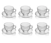 Perotti 12601 Girona 6 Lı Cam Çay Fincanı 200 Ml - 3