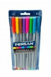 Triball Tükenmez Kalem Renkli 8 Renk - 1
