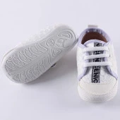 Kız Bebek Lila Simli Bağcıklı Ayakkabı - 2