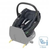 Maxi-Cosi Coral 360 Dönebilir Yatabilir İsofix Bazalı 2si Bir Arada Ana Kucağı ve Oto Koltuğu Essential Graphite - 12