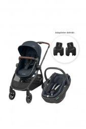 Maxi-Cosi Zelia3-Coral 360 Modüler Ana Kucaklı Çift Yönlü Seyahat Sistem Bebek Arabası Essential Graphite - 1