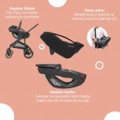 Maxi-Cosi Zelia3-Coral 360 Modüler Ana Kucaklı Çift Yönlü Seyahat Sistem Bebek Arabası Essential Black - 7