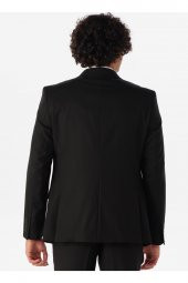 Sivri Yaka Slim Fit Siyah Erkek Takım Elbise Tk1001100114 - 3