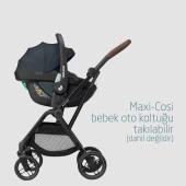 Maxi-Cosi Leona2-Coral 360 Modüler Ana Kucaklı Ultra Kompakt Çift Yönlü Seyahat Sistem Bebek Arabası Essential Graphite - 8