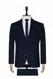 Normal Bel Slim Fit Mavi Erkek Takım Elbise Tk1000600225 - 2