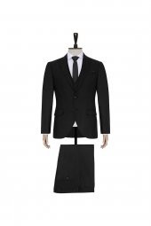 Normal Bel Slim Fit Siyah Erkek Takım Elbise Tk1006900226 - 1