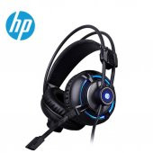 HP H300 Oyuncu Kulaklık, Kulak Üstü Mikrofonlu Ses Kontrol ve LED - 1