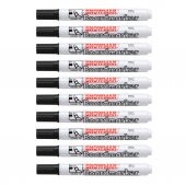 Snowman Bg-12 S Tahta Kalemi Siyah - 10 Adet - 1