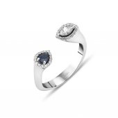 Pırlanta Renkli Yüzük - 2