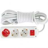 ALMERA 3 LU PRIZ 5mt TOPRAKLI ANAHTARLI (9230205) - 1