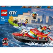 LEGO® City İtfaiye Kurtarma Teknesi 60373-5 Yaş ve Üzeri Uygulamalı Oyunları Seven Çocuklar için Oyuncak Yapım Seti (144 Parça) - 3
