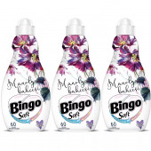 Bingo Soft Çamaşır Yumuşatıcı Konsantre 1440ML Manolya Bahçesi (3 Lü Set) - 1
