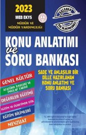 2023 MEB EKYS Müdür ve Müdür Yardımcılığı Konu Anlatımlı Soru Bankası - 1