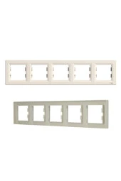 Schneider Asfora Krem 5'li Yatay Çerçeve thumbnail 1
