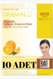 DERMAL Aydınlatıcı, Sıkılaştırıcı, Arındırıcı Vitamin Özlü Kolajen Maske X10 Adet - 1