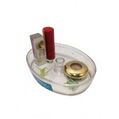 Z65W19 ÇEKMECE İÇİ KOZMETİK VE TAKI DÜZENLEYİCİ OVAL 18x11x3cm - 1
