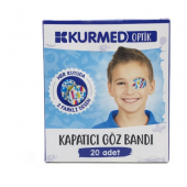 Kurmed Optik Çocuk Göz Pedi Erkek 20 Adet - 1