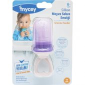 Mycey Silikon Meyve Sebze Emziği Mor - 4
