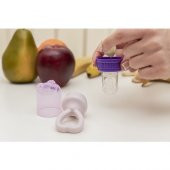 Mycey Silikon Meyve Sebze Emziği Mor - 5