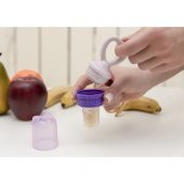 Mycey Silikon Meyve Sebze Emziği Mor - 6