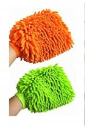 Mikrofiber Makarna Yıkama Eldiveni TURUNCU - 2